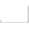 image2quotW x 12quotD x 7quotH Steel Hanging Shelf Bracket UnfinishedWhite Primer Paintable
