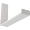 image2quotW x 12quotD x 7quotH Steel Hanging Shelf Bracket UnfinishedWhite Primer Paintable