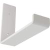 image2quotW x 12quotD x 7quotH Steel Hanging Shelf Bracket UnfinishedWhite Primer Paintable
