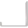 image2quotW x 12quotD x 7quotH Steel Hanging Shelf Bracket UnfinishedWhite Primer Paintable