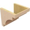 image2quotW x 4quotD x 12quotH Thin Mediterranean Rough Cedar Woodgrain TimberThane Corbel Primed Tan10in W x 10in D x 10in H