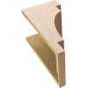 image2quotW x 4quotD x 12quotH Thin Mediterranean Rough Cedar Woodgrain TimberThane Corbel Primed Tan10in W x 10in D x 20in H