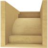 image2quotW x 4quotD x 12quotH Thin Mediterranean Rough Cedar Woodgrain TimberThane Corbel Primed Tan10in W x 20in D x 10in H