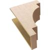 image2quotW x 4quotD x 12quotH Thin Mediterranean Rough Cedar Woodgrain TimberThane Corbel Primed Tan10in W x 20in D x 30in H
