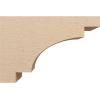 image2quotW x 4quotD x 12quotH Thin Mediterranean Rough Cedar Woodgrain TimberThane Corbel Primed Tan10in W x 30in D x 20in H