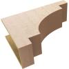 image2quotW x 4quotD x 12quotH Thin Mediterranean Rough Cedar Woodgrain TimberThane Corbel Primed Tan10in W x 30in D x 20in H