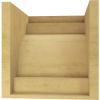 image2quotW x 4quotD x 12quotH Thin Mediterranean Rough Cedar Woodgrain TimberThane Corbel Primed Tan11in W x 11in D x 11in H