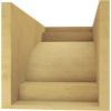 image2quotW x 4quotD x 12quotH Thin Mediterranean Rough Cedar Woodgrain TimberThane Corbel Primed Tan11in W x 22in D x 11in H