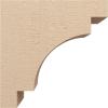 image2quotW x 4quotD x 12quotH Thin Mediterranean Rough Cedar Woodgrain TimberThane Corbel Primed Tan11in W x 22in D x 22in H