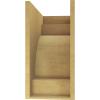 image2quotW x 4quotD x 12quotH Thin Mediterranean Rough Cedar Woodgrain TimberThane Corbel Primed Tan11in W x 22in D x 22in H