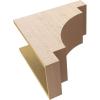 image2quotW x 4quotD x 12quotH Thin Mediterranean Rough Cedar Woodgrain TimberThane Corbel Primed Tan11in W x 22in D x 22in H