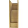 image2quotW x 4quotD x 12quotH Thin Mediterranean Rough Cedar Woodgrain TimberThane Corbel Primed Tan11in W x 22in D x 33in H