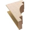 image2quotW x 4quotD x 12quotH Thin Mediterranean Rough Cedar Woodgrain TimberThane Corbel Primed Tan11in W x 22in D x 33in H
