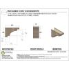 image2quotW x 4quotD x 12quotH Thin Mediterranean Rough Cedar Woodgrain TimberThane Corbel Primed Tan11in W x 33in D x 22in H