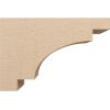 image2quotW x 4quotD x 12quotH Thin Mediterranean Rough Cedar Woodgrain TimberThane Corbel Primed Tan11in W x 33in D x 22in H