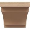 image2quotW x 4quotD x 12quotH Thin Mediterranean Rough Cedar Woodgrain TimberThane Corbel Primed Tan12in W x 12in D x 12in H