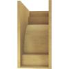 image2quotW x 4quotD x 12quotH Thin Mediterranean Rough Cedar Woodgrain TimberThane Corbel Primed Tan12in W x 24in D x 24in H