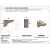 image2quotW x 4quotD x 12quotH Thin Mediterranean Rough Cedar Woodgrain TimberThane Corbel Primed Tan12in W x 36in D x 24in H