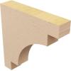 image2quotW x 4quotD x 12quotH Thin Mediterranean Rough Cedar Woodgrain TimberThane Corbel Primed Tan2in W x 10in D x 10in H