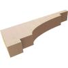 image2quotW x 4quotD x 12quotH Thin Mediterranean Rough Cedar Woodgrain TimberThane Corbel Primed Tan2in W x 12in D x 4in H