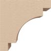 image2quotW x 4quotD x 12quotH Thin Mediterranean Rough Cedar Woodgrain TimberThane Corbel Primed Tan2in W x 4in D x 4in H