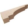 image2quotW x 4quotD x 12quotH Thin Mediterranean Rough Cedar Woodgrain TimberThane Corbel Primed Tan3in W x 18in D x 6in H