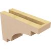 image2quotW x 4quotD x 12quotH Thin Mediterranean Rough Cedar Woodgrain TimberThane Corbel Primed Tan3in W x 9in D x 6in H