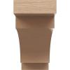 image2quotW x 4quotD x 12quotH Thin Mediterranean Rough Cedar Woodgrain TimberThane Corbel Primed Tan4in W x 12in D x 8in H