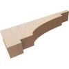 image2quotW x 4quotD x 12quotH Thin Mediterranean Rough Cedar Woodgrain TimberThane Corbel Primed Tan4in W x 24in D x 8in H