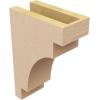 image2quotW x 4quotD x 12quotH Thin Mediterranean Rough Cedar Woodgrain TimberThane Corbel Primed Tan4in W x 8in D x 12in H