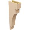 image2quotW x 4quotD x 12quotH Thin Mediterranean Rough Cedar Woodgrain TimberThane Corbel Primed Tan4in W x 8in D x 24in H