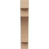 image2quotW x 4quotD x 12quotH Thin Mediterranean Rough Cedar Woodgrain TimberThane Corbel Primed Tan5in W x 10in D x 30in H