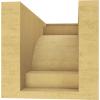 image2quotW x 4quotD x 12quotH Thin Mediterranean Rough Cedar Woodgrain TimberThane Corbel Primed Tan5in W x 10in D x 5in H