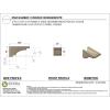 image2quotW x 4quotD x 12quotH Thin Mediterranean Rough Cedar Woodgrain TimberThane Corbel Primed Tan5in W x 10in D x 5in H