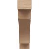 image2quotW x 4quotD x 12quotH Thin Mediterranean Rough Cedar Woodgrain TimberThane Corbel Primed Tan5in W x 20in D x 20in H