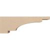 image2quotW x 4quotD x 12quotH Thin Mediterranean Rough Cedar Woodgrain TimberThane Corbel Primed Tan5in W x 30in D x 10in H