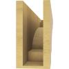 image2quotW x 4quotD x 12quotH Thin Mediterranean Rough Cedar Woodgrain TimberThane Corbel Primed Tan5in W x 30in D x 10in H