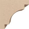 image2quotW x 4quotD x 12quotH Thin Mediterranean Rough Cedar Woodgrain TimberThane Corbel Primed Tan5in W x 5in D x 5in H