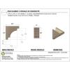 image2quotW x 4quotD x 12quotH Thin Mediterranean Rough Cedar Woodgrain TimberThane Corbel Primed Tan6in W x 12in D x 12in H