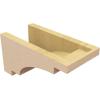 image2quotW x 4quotD x 12quotH Thin Mediterranean Rough Cedar Woodgrain TimberThane Corbel Primed Tan6in W x 12in D x 6in H