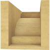 image2quotW x 4quotD x 12quotH Thin Mediterranean Rough Cedar Woodgrain TimberThane Corbel Primed Tan6in W x 12in D x 6in H