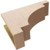 image2quotW x 4quotD x 12quotH Thin Mediterranean Rough Cedar Woodgrain TimberThane Corbel Primed Tan6in W x 18in D x 12in H