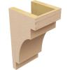 image2quotW x 4quotD x 12quotH Thin Mediterranean Rough Cedar Woodgrain TimberThane Corbel Primed Tan6in W x 6in D x 12in H