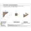 image2quotW x 4quotD x 12quotH Thin Mediterranean Rough Cedar Woodgrain TimberThane Corbel Primed Tan6in W x 6in D x 6in H