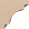 image2quotW x 4quotD x 12quotH Thin Mediterranean Rough Cedar Woodgrain TimberThane Corbel Primed Tan6in W x 6in D x 6in H