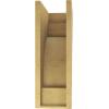 image2quotW x 4quotD x 12quotH Thin Mediterranean Rough Cedar Woodgrain TimberThane Corbel Primed Tan7in W x 14in D x 21in H