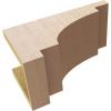 image2quotW x 4quotD x 12quotH Thin Mediterranean Rough Cedar Woodgrain TimberThane Corbel Primed Tan7in W x 14in D x 7in H