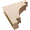 image2quotW x 4quotD x 12quotH Thin Mediterranean Rough Cedar Woodgrain TimberThane Corbel Primed Tan7in W x 28in D x 28in H