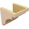 image2quotW x 4quotD x 12quotH Thin Mediterranean Rough Cedar Woodgrain TimberThane Corbel Primed Tan7in W x 7in D x 7in H