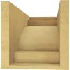 image2quotW x 4quotD x 12quotH Thin Mediterranean Rough Cedar Woodgrain TimberThane Corbel Primed Tan8in W x 16in D x 8in H